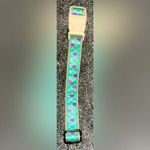 Purple & Teal Mermaid Dog Collar